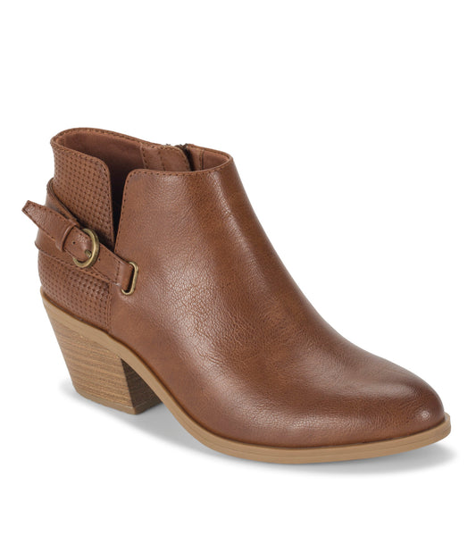 Shannen Block Heel Bootie - Walnut (BT30209)