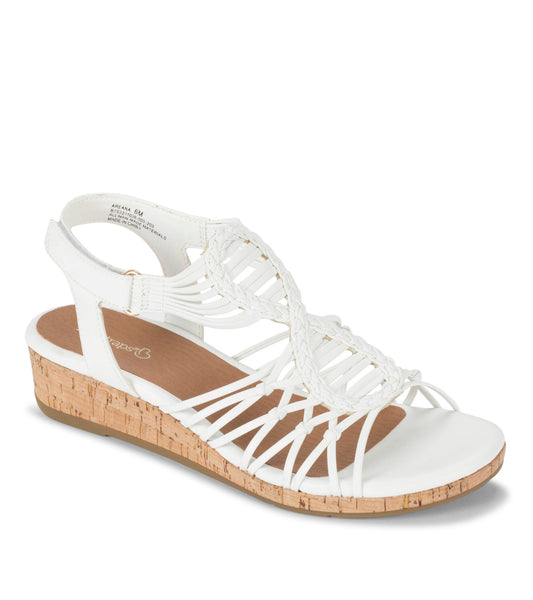 Areana Wedge Sandal - White (BT28925)