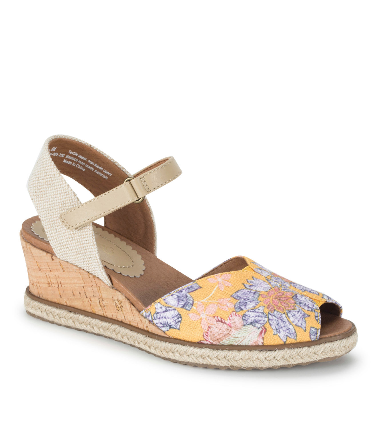 Odetta Espadrille Wedge Sandal - Sun Multi Floral (BT29670)