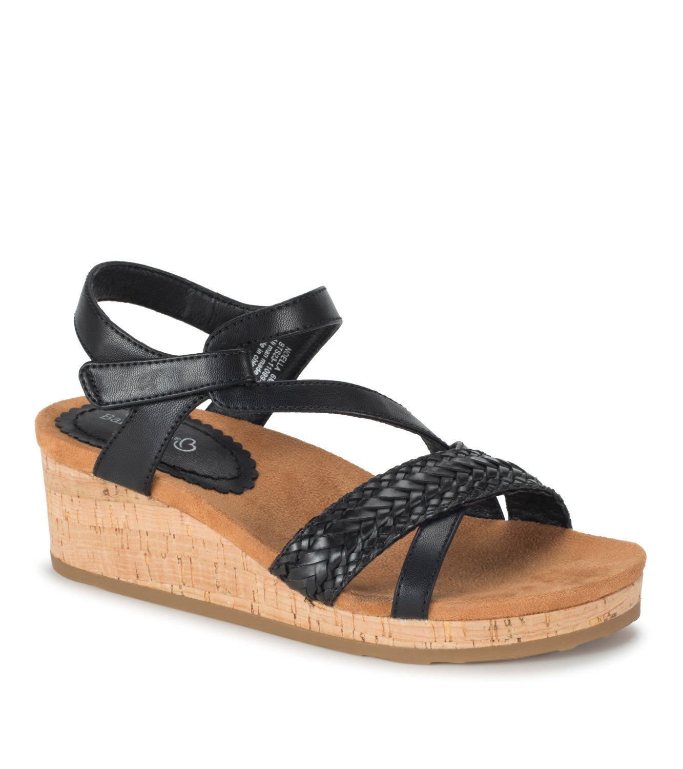 Noella Wedge Sandal - Black (BT29789)