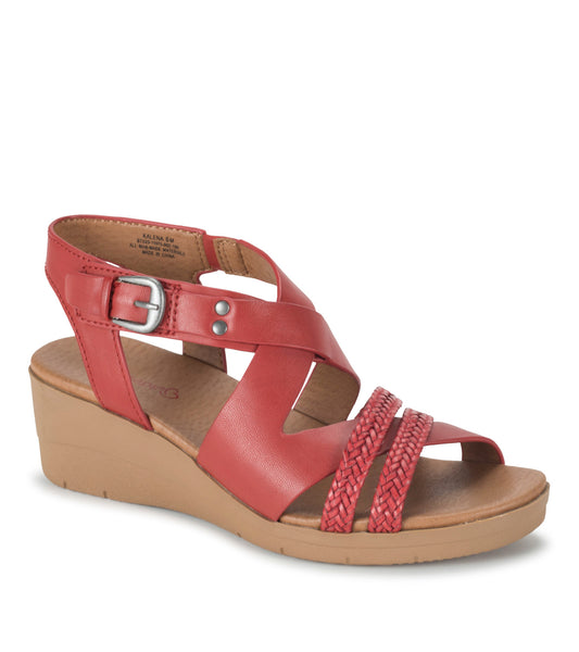 Kalena Wedge Sandal - Red (BT29784)