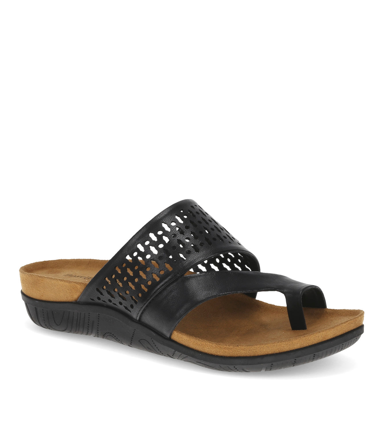 Juny Slide Sandal - Black/Tan (BT30641)