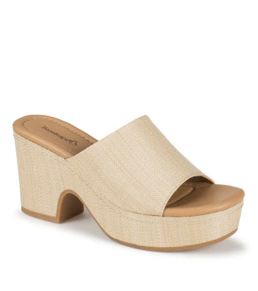 Teah Wedge Slide Sandal - Natural Multi (BT31916)