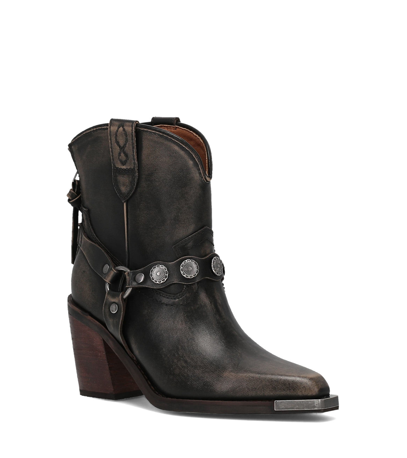 Ashlyn Mini Concho - Black Brush Off (FO10552)