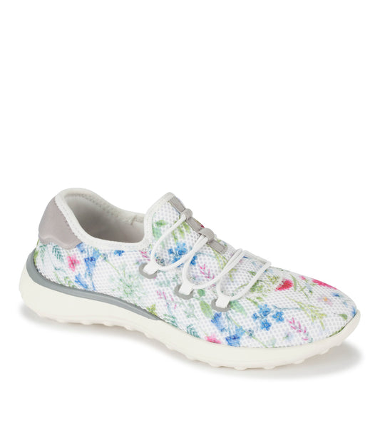 Graciela Slip On Sneaker - White/Multi Flower Print (BT28995)