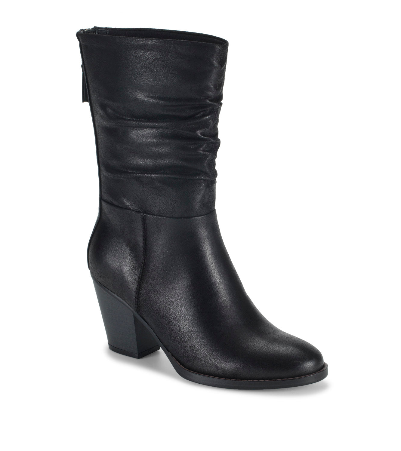 Camila Mid Calf Boot - Black (BT30256)