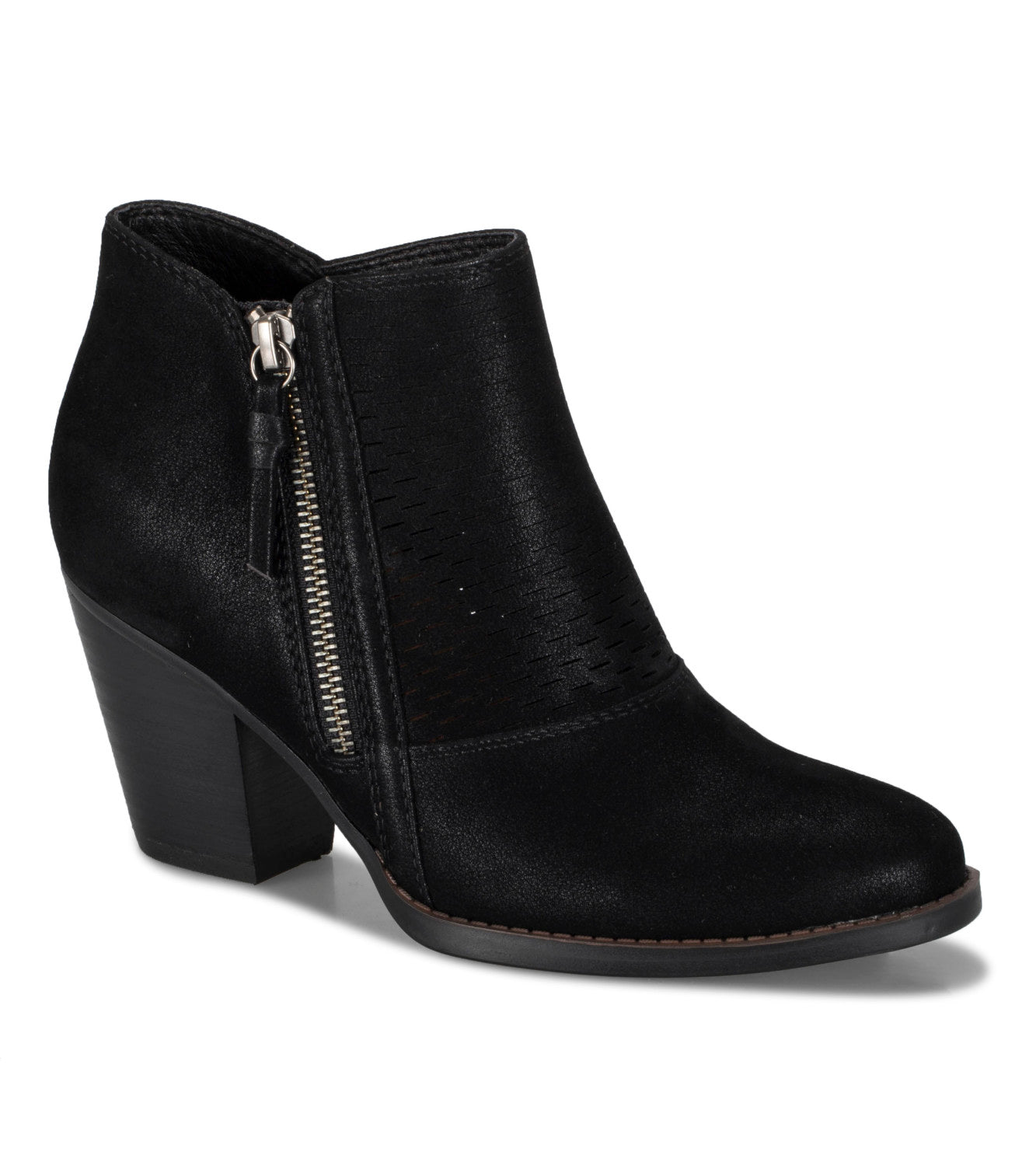 Cacie Block Heel Bootie - Black (BT27416)