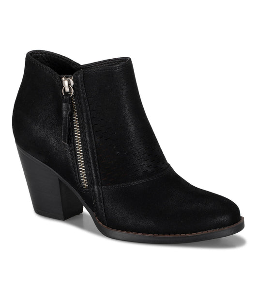 Cacie Block Heel Bootie - Black (BT27416)