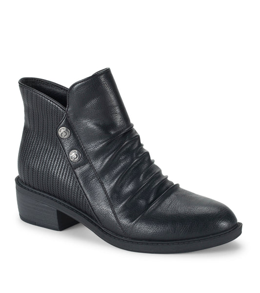 Stevie Bootie - Black Embossed (BT30265)