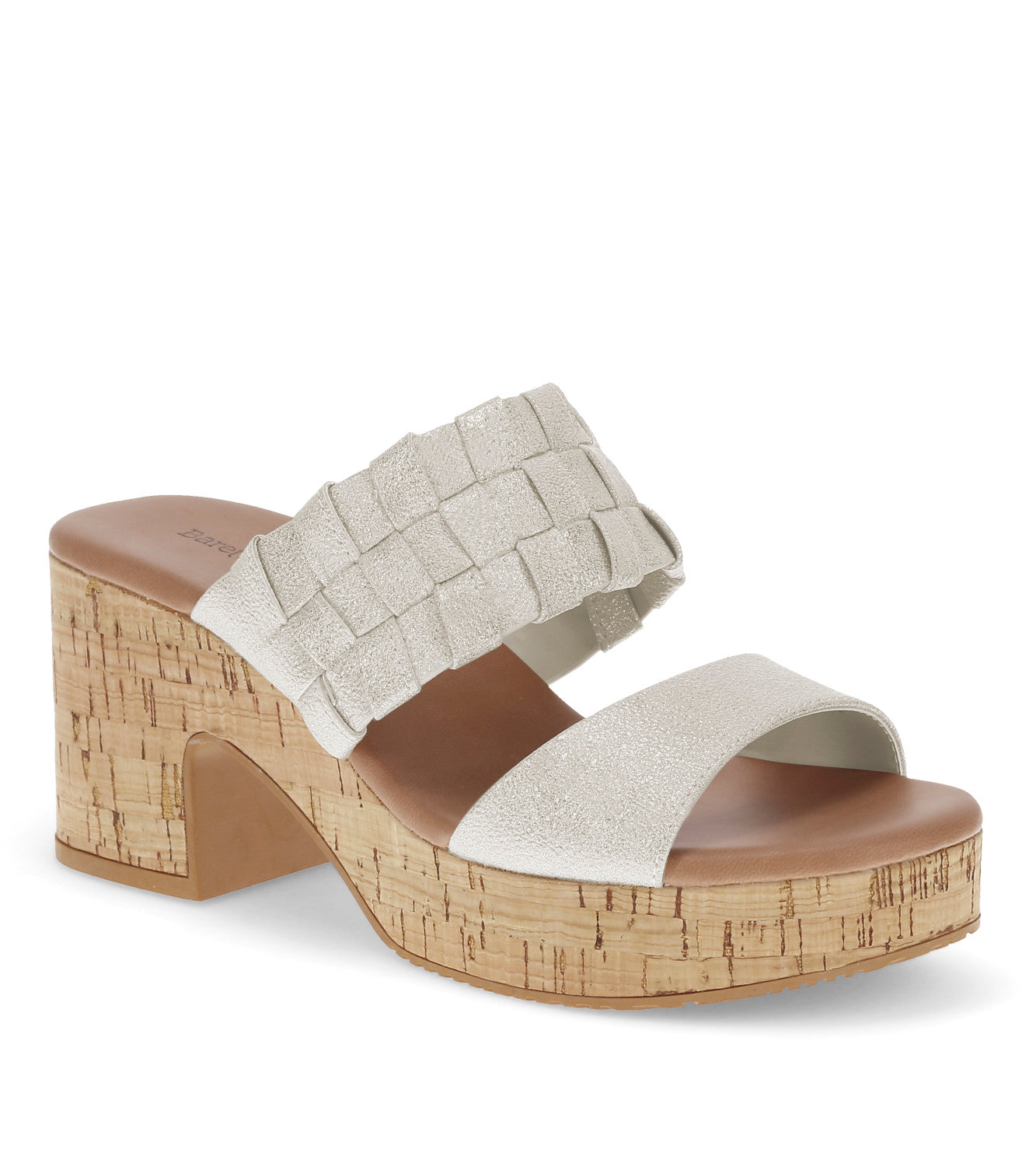 Mavis Block Heel Slide Sandal - Champagne (BT30667)