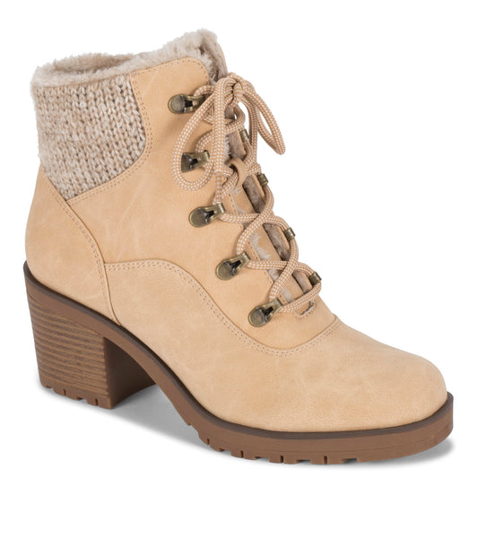 Takoda Lace Up Bootie - Sand (BT28293)