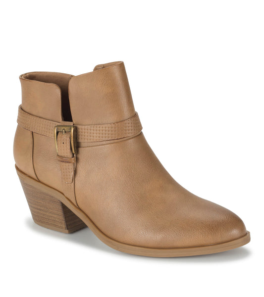 Santos Block Heel Bootie - Salted Caramel (BT30198)