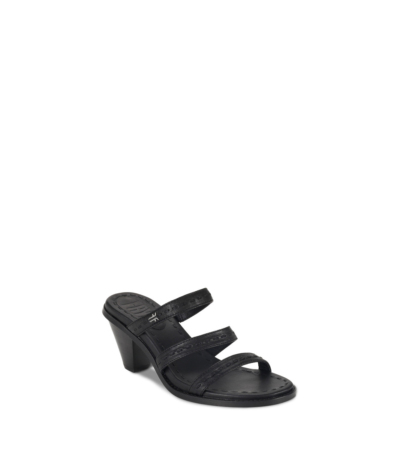 Estelle Strappy Slide - Black (FR40337-BLAC)