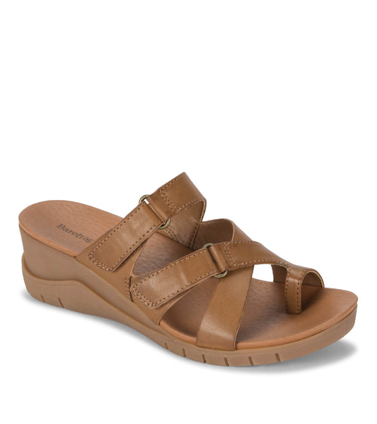 Canice Wedge Slide Sandal - Brush Brown (BT28712)