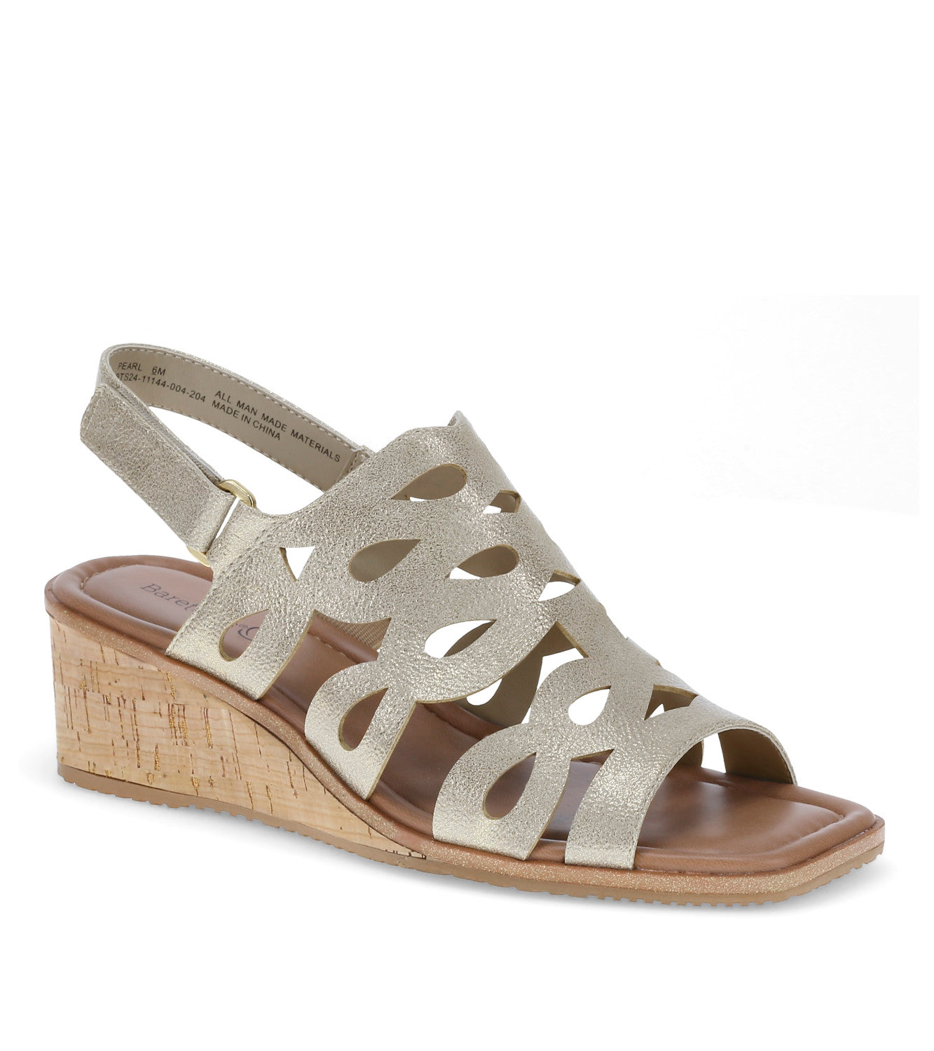 Pearl Wedge Sandal - Champagne (BT30516)