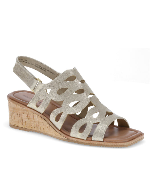 Pearl Wedge Sandal - Champagne (BT30516)