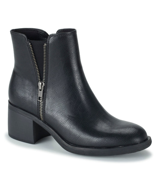 Avery Block Heel Bootie - Black (BT29997)