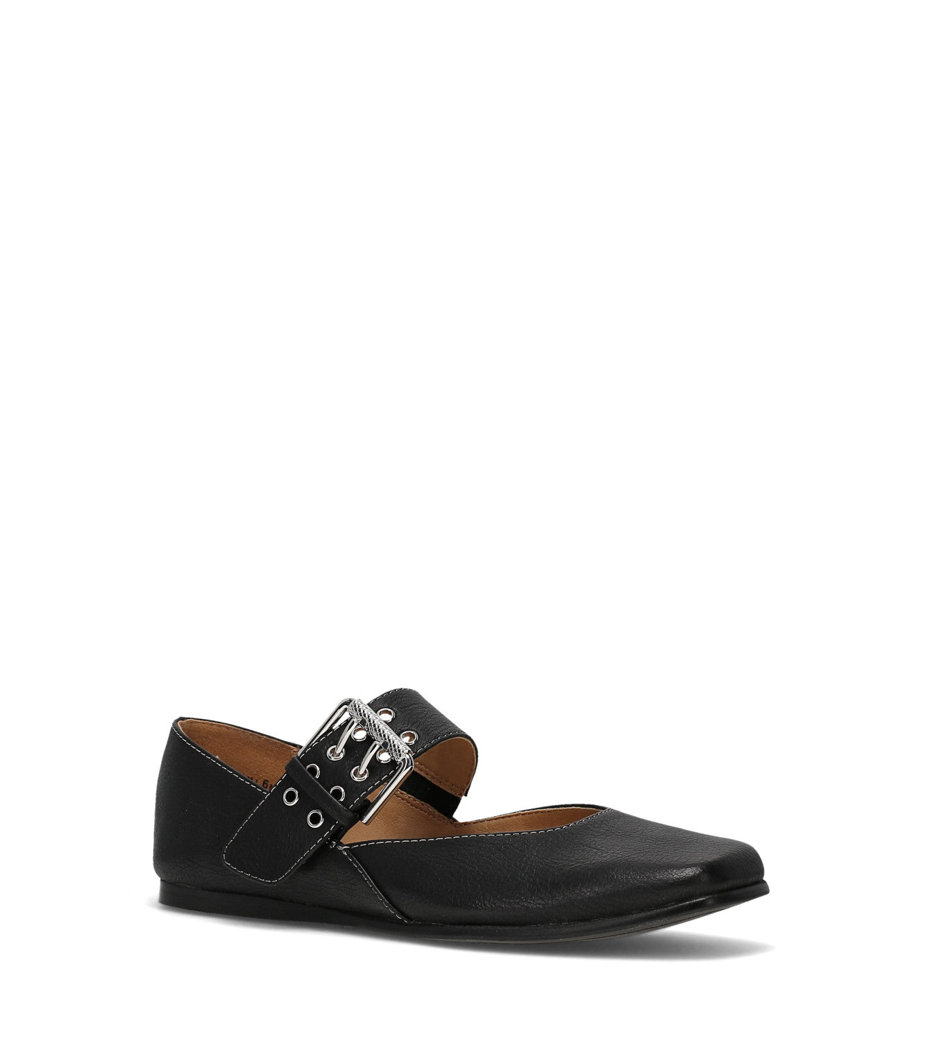 Elvie Double Prong Mary Jane - Black (FO10435)