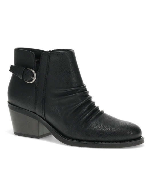 Linnea Block Heel Bootie - Black (BT30781)