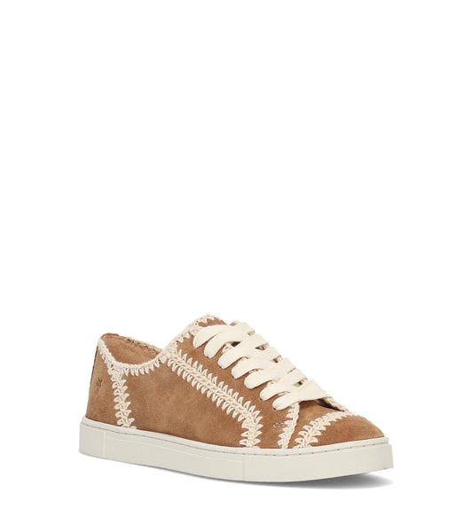 Ivy Crochet Low Lace Sneaker - Almond (FR40847-ALMO)