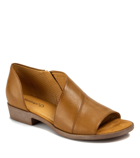 Sedina Peep Toe Slip On - Caramel (BT25667)