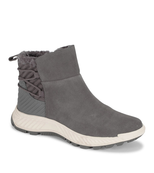 Mandie Cold Weather Bootie - Dark Grey Suede (BT28454)