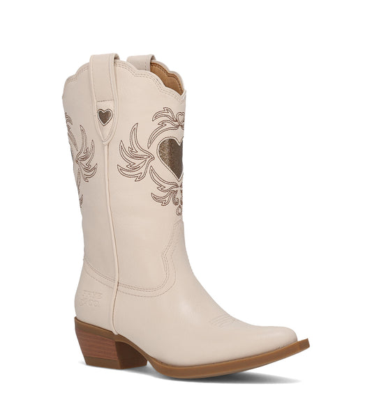 Iyla Heart Deco Girls - Off White (FO10481)