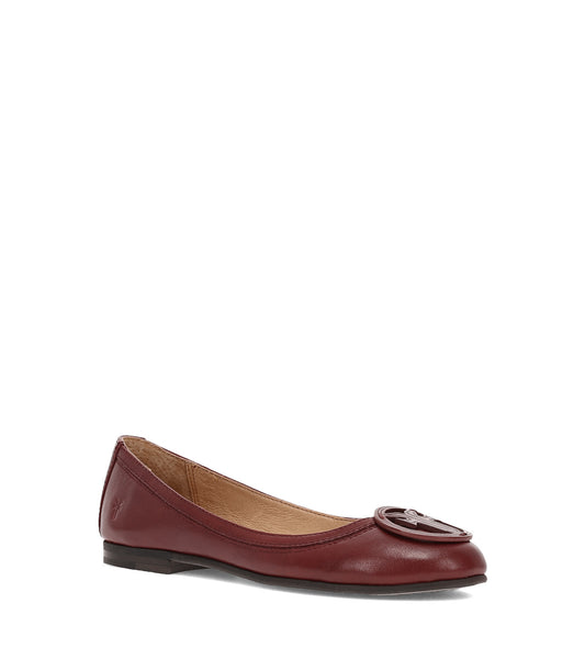 Carson Logo Ballet - Cranberry (FR41995-CNBY)