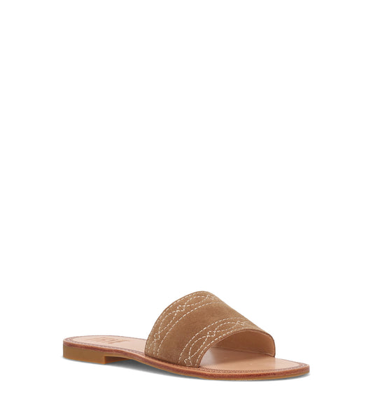 Ava Woodstock Slide - Almond (FR40922-ALMO)