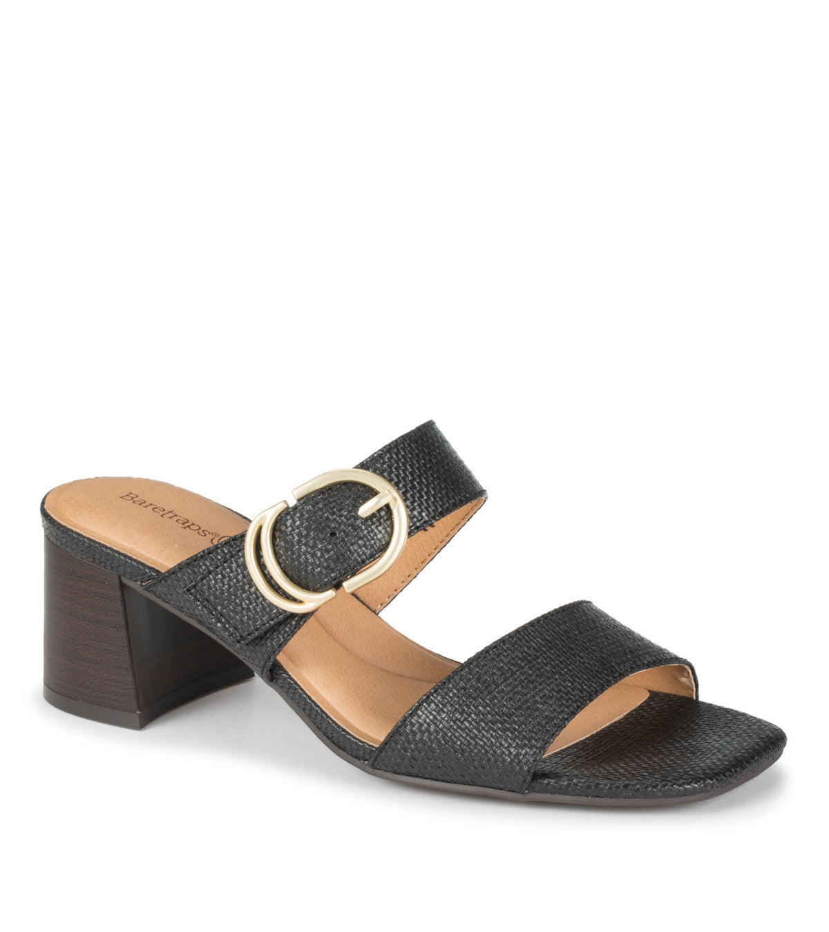 Satea Block Heel Sandal - Black (BT32508)