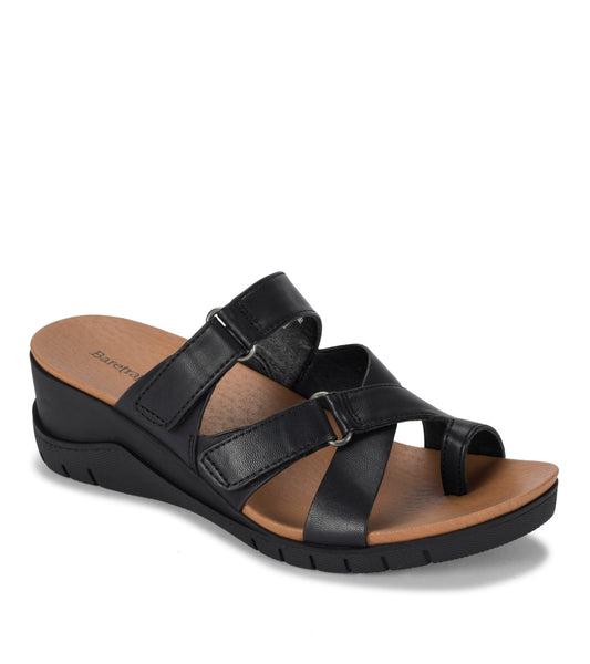 Canice Wedge Slide Sandal - Black (BT28711)