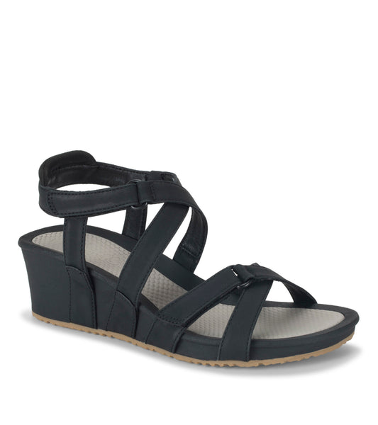 Racquel Wedge Sandal - Black (BT29698)