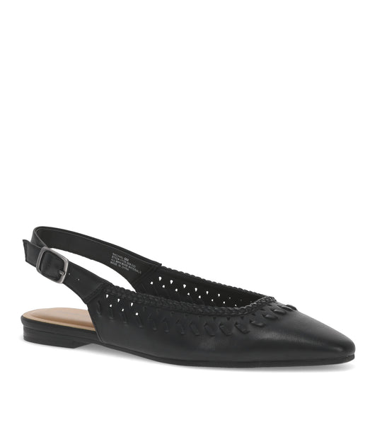 Rachael Slingback Flat - Black (BT30610)