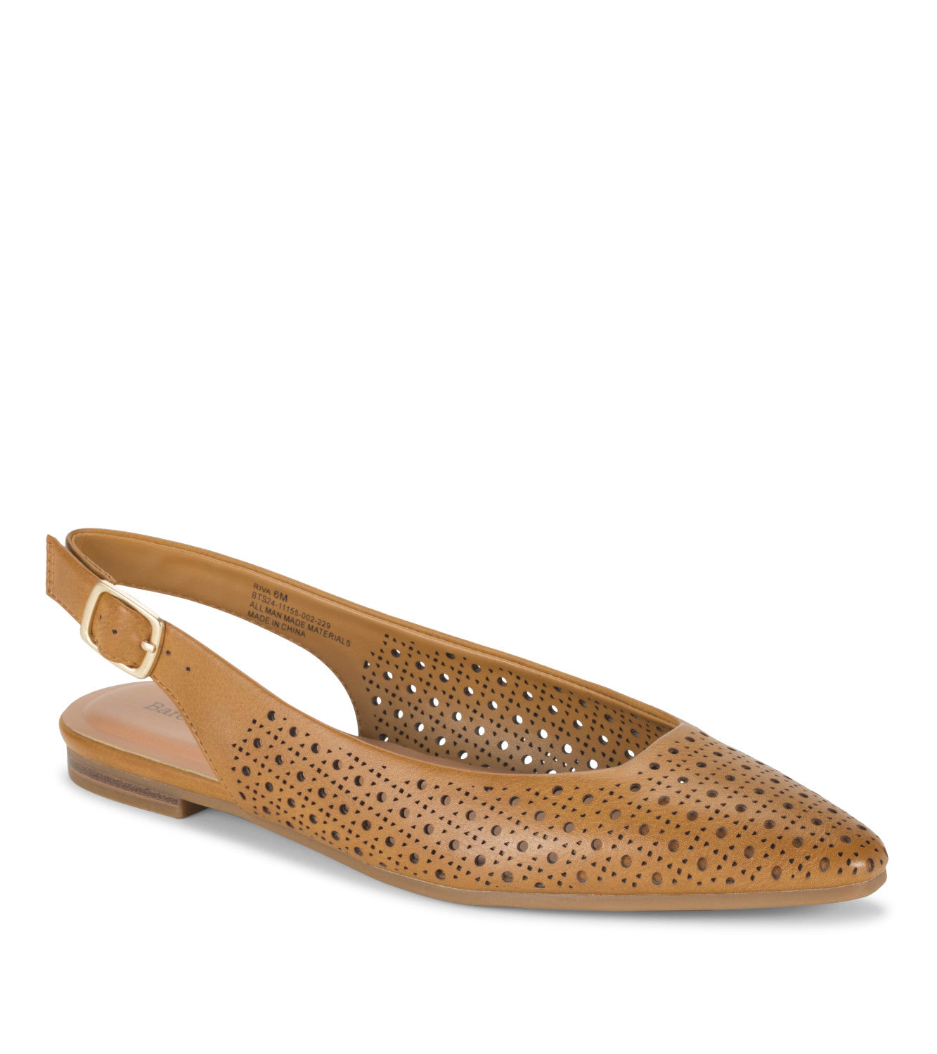 Riva Slingback Flat - Saddle (BT30382)