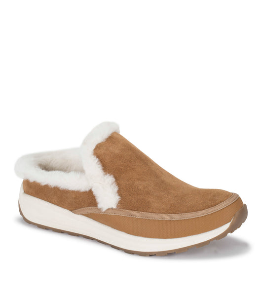 Gemma Clog Slipper - Cognac Suede (BT28522)