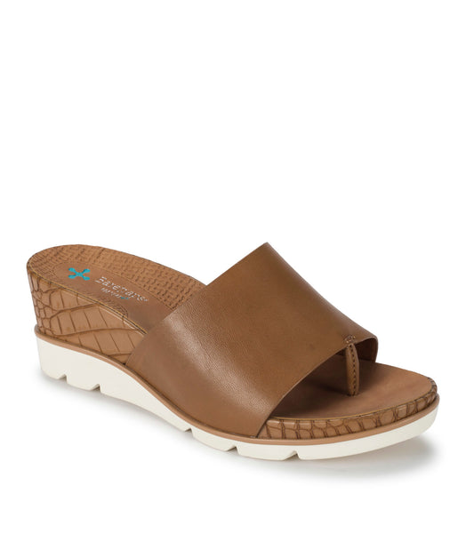 Leigha Wedge Slide Sandal - Auburn (BT29052)