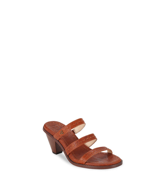 Estelle Strappy Slide - Cognac (FR40337-COGN)