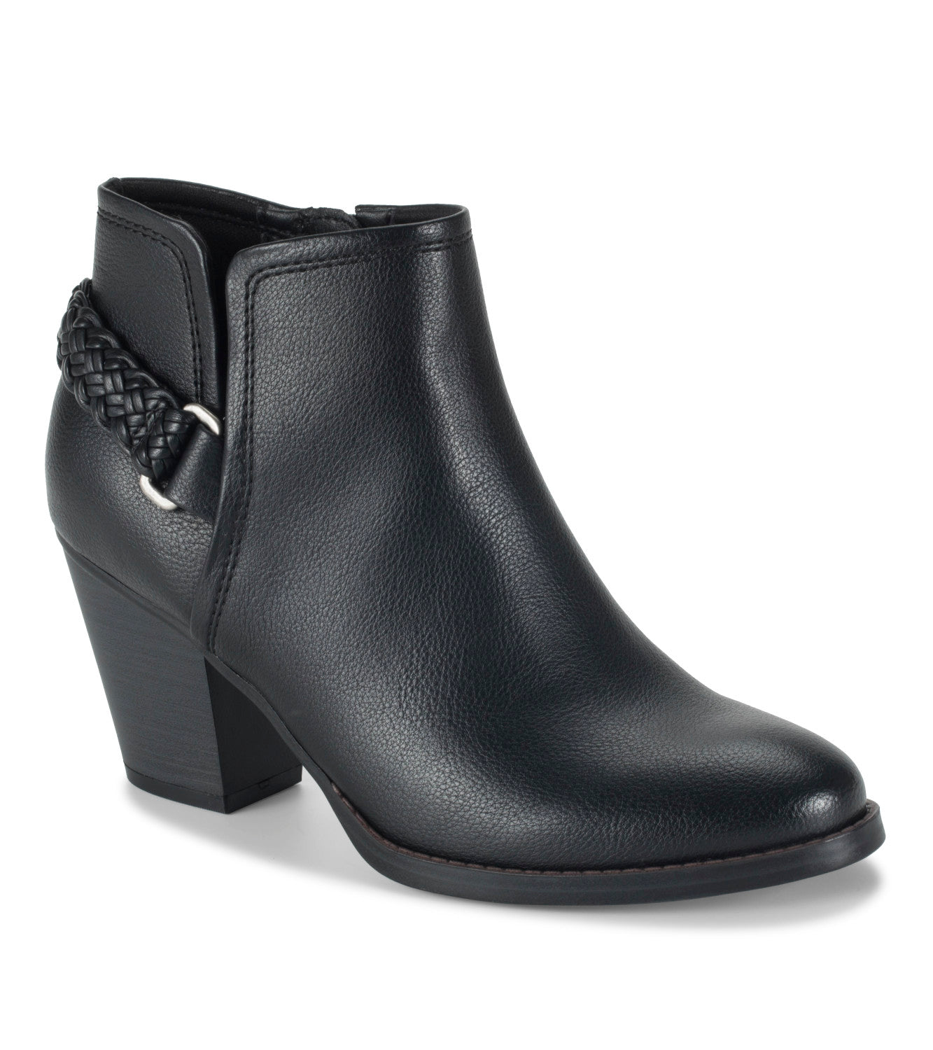 Charlotte Block Heel Bootie - Black (BT29995)