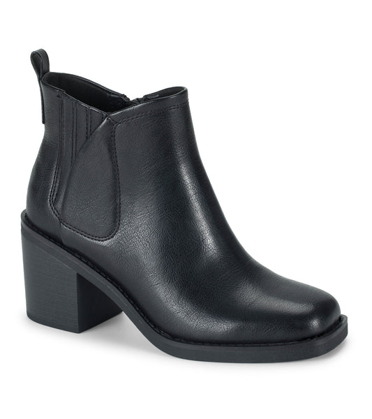 Maria Block Heel Bootie - Black (BT30067)