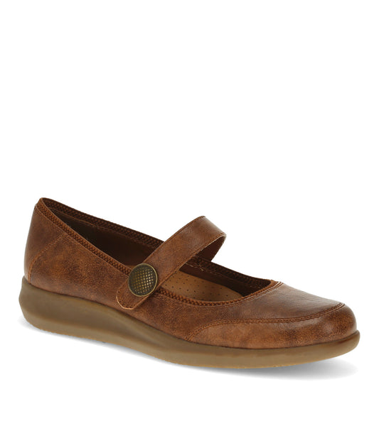 Joesie Mary Jane Flat - Brush Brown (BT30850)