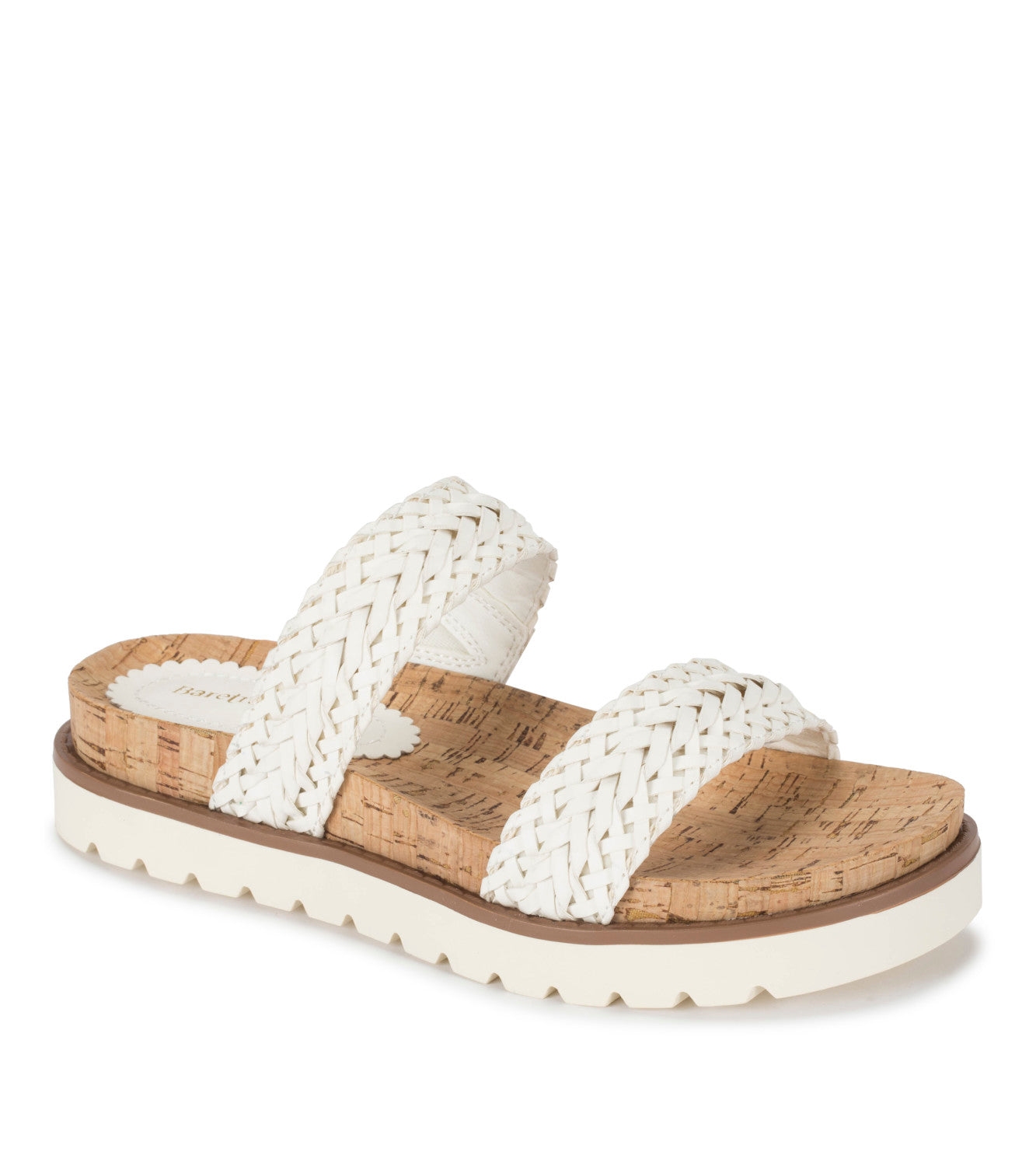 Deanne Slide Sandal - White (BT28713)