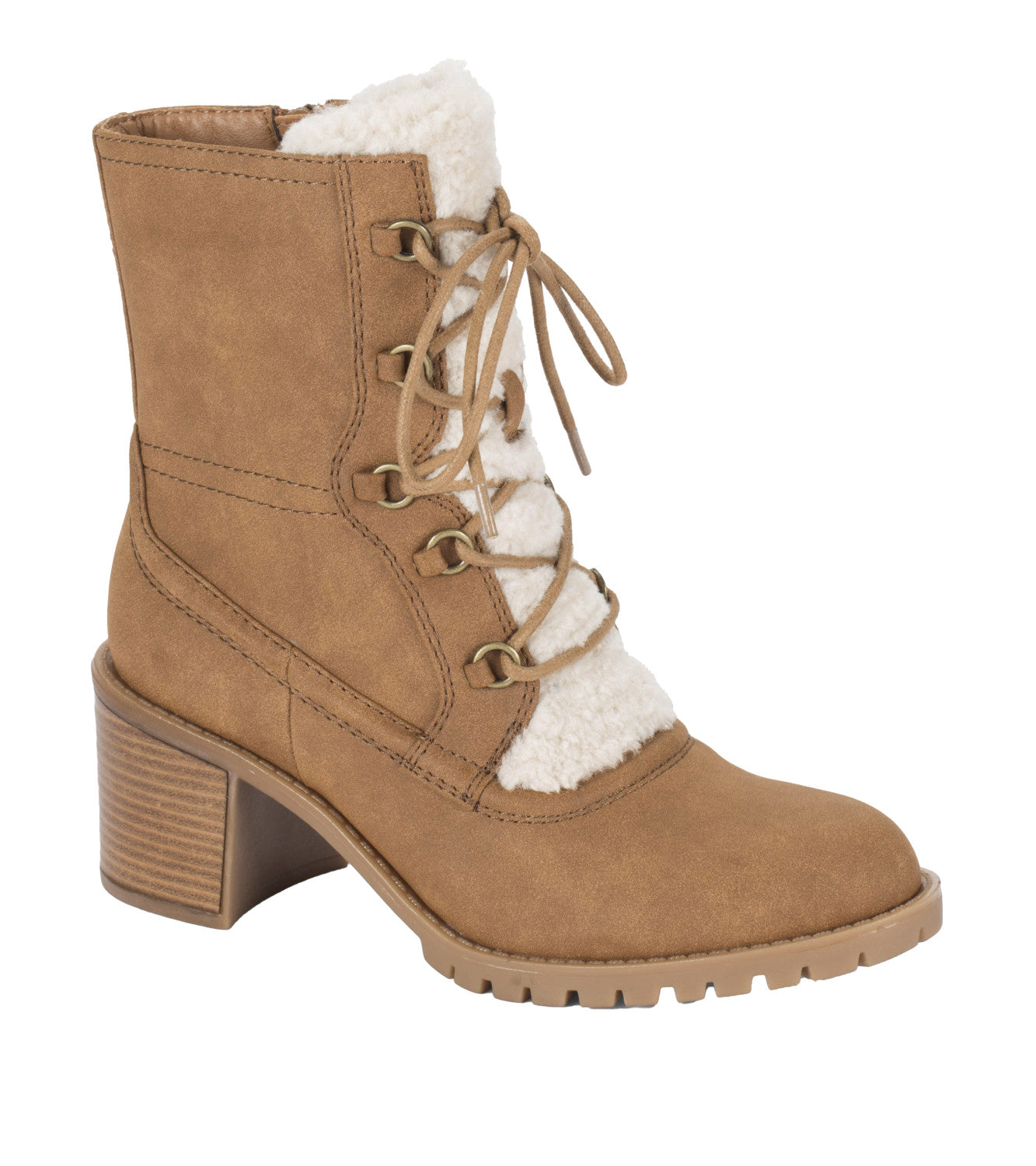 Hadlee Lace Up Bootie - Cognac (BT28490)