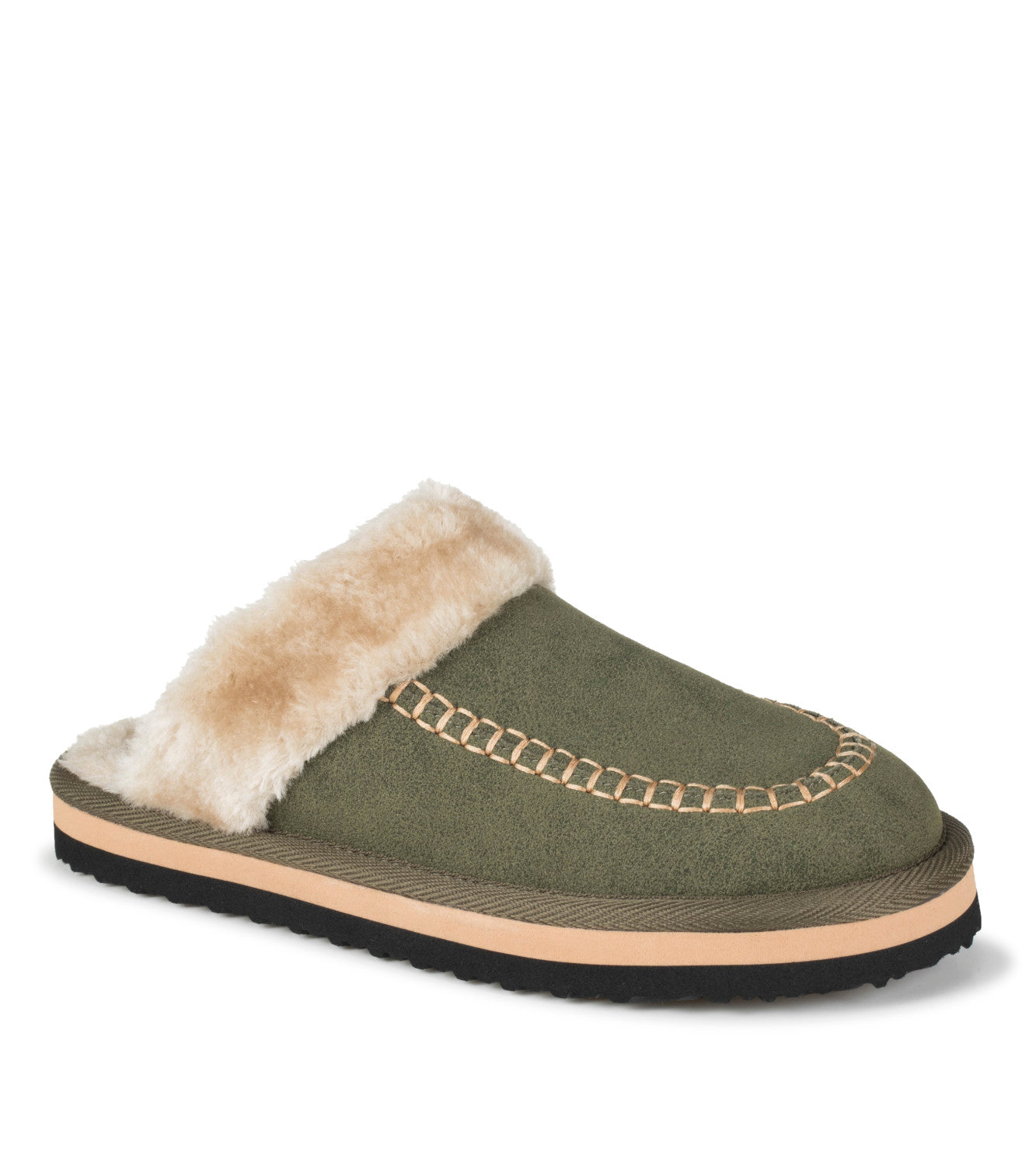 Justina Clog Slipper - Olive (BT32103)