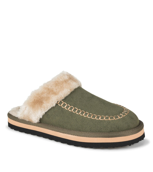 Justina Clog Slipper - Olive (BT32103)