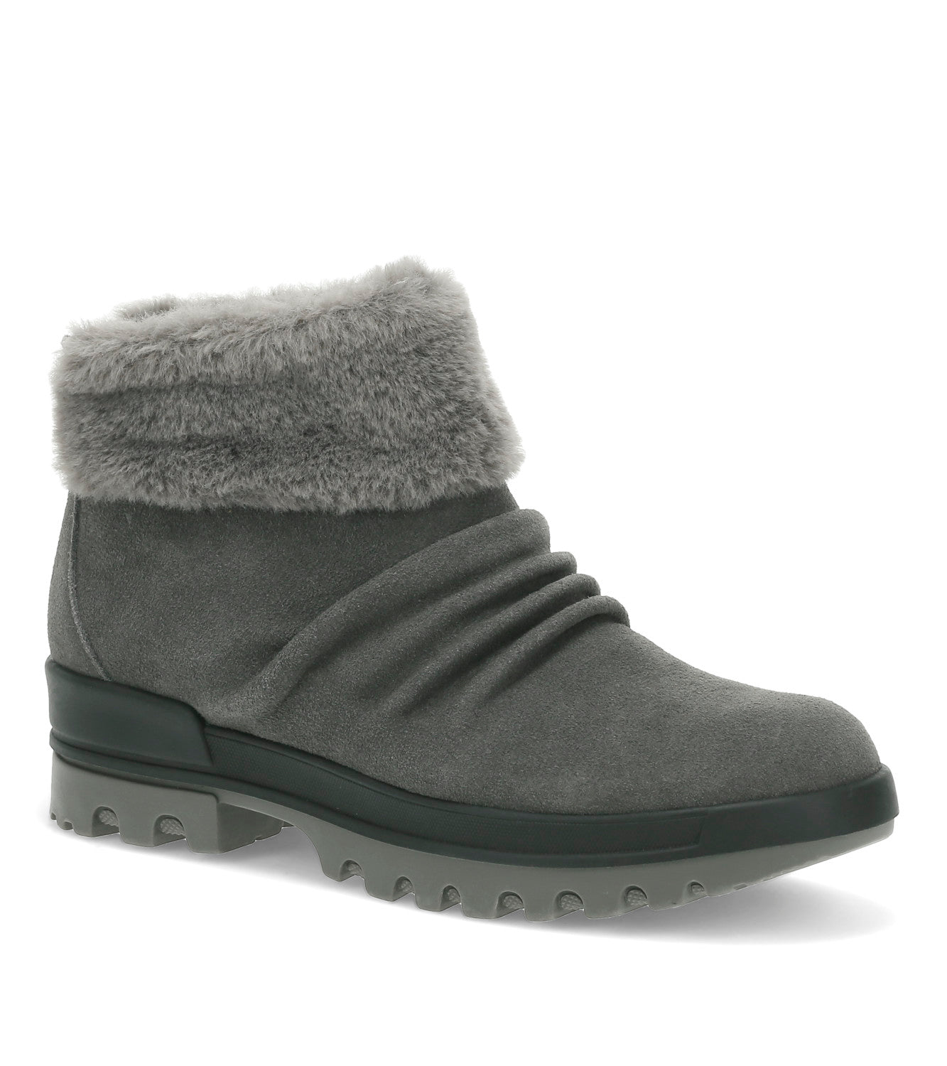 Nuri Cold Weather Bootie - Dark Grey Suede (BT30192)