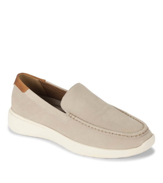 Brogan Moc Toe Slip On - Beige (BT28771)