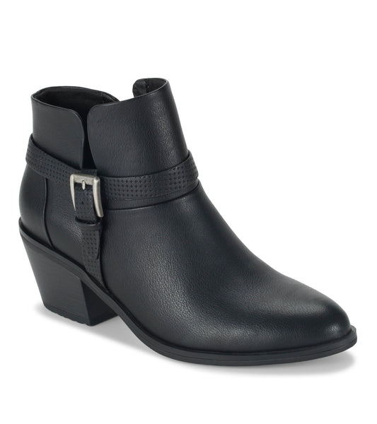 Santos Block Heel Bootie - Black (BT30202)