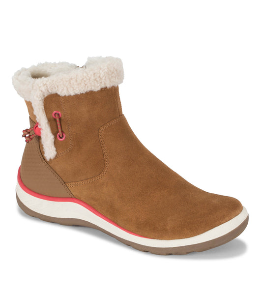 Kalina Cold Weather Bootie - Cognac Suede (BT28447)