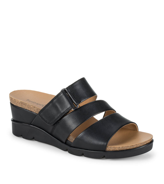Michi Wedge Sandal - Black (BT31333)