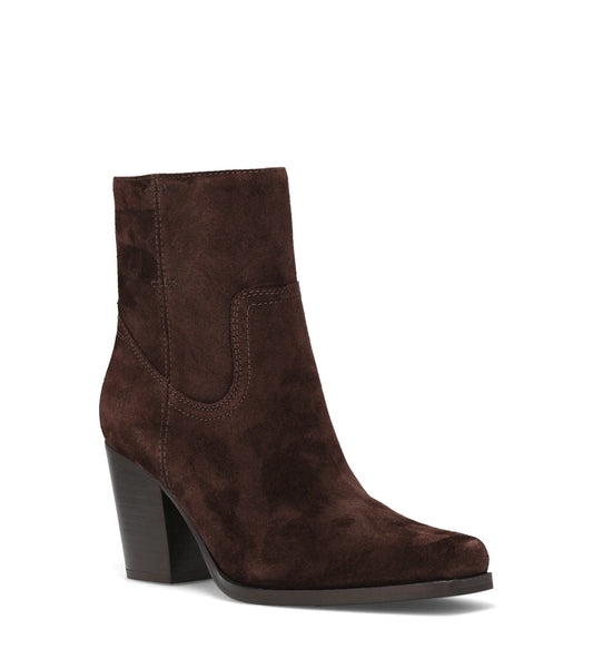Shiloh Zip Bootie - Chocolate (FR42067-CHOC)